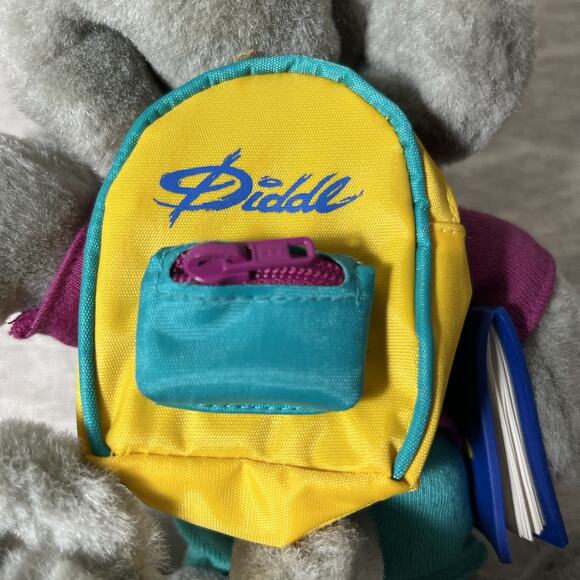 Diddl Mouse Plush – 6" Back to School Edition – Frutta Fruit Pants &‎ Shirt - Picture 4 of 8